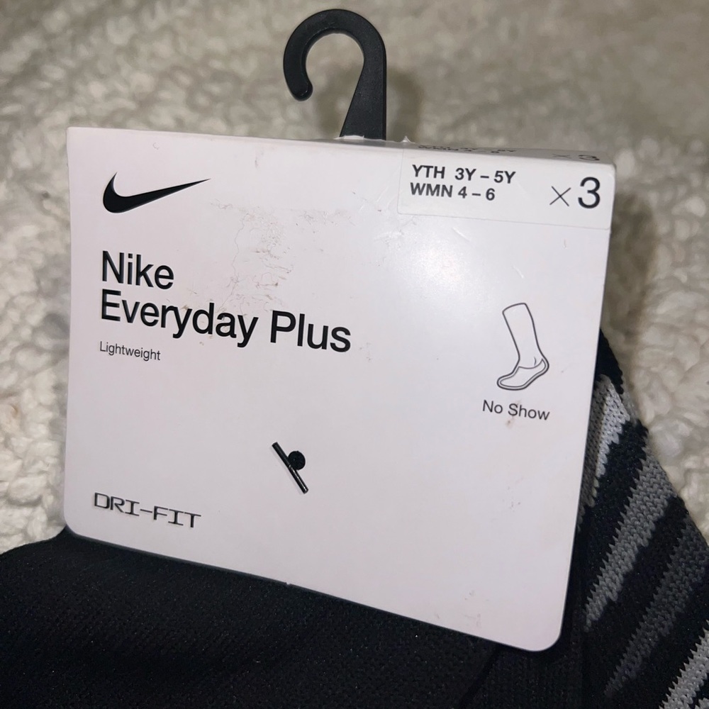 Nike Everyday Plus Youth Socks 3 Pairs